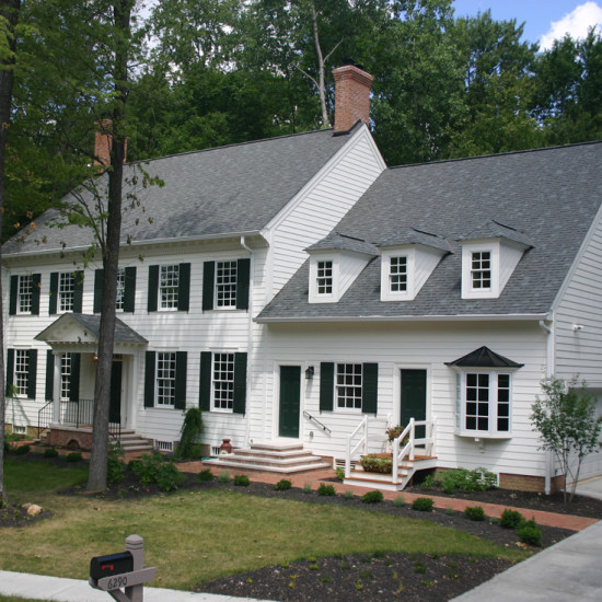 williamsburg colonial custom home