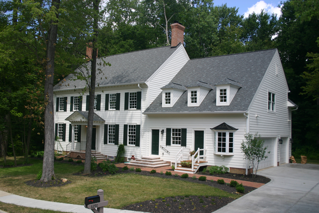 williamsburg colonial custom home
