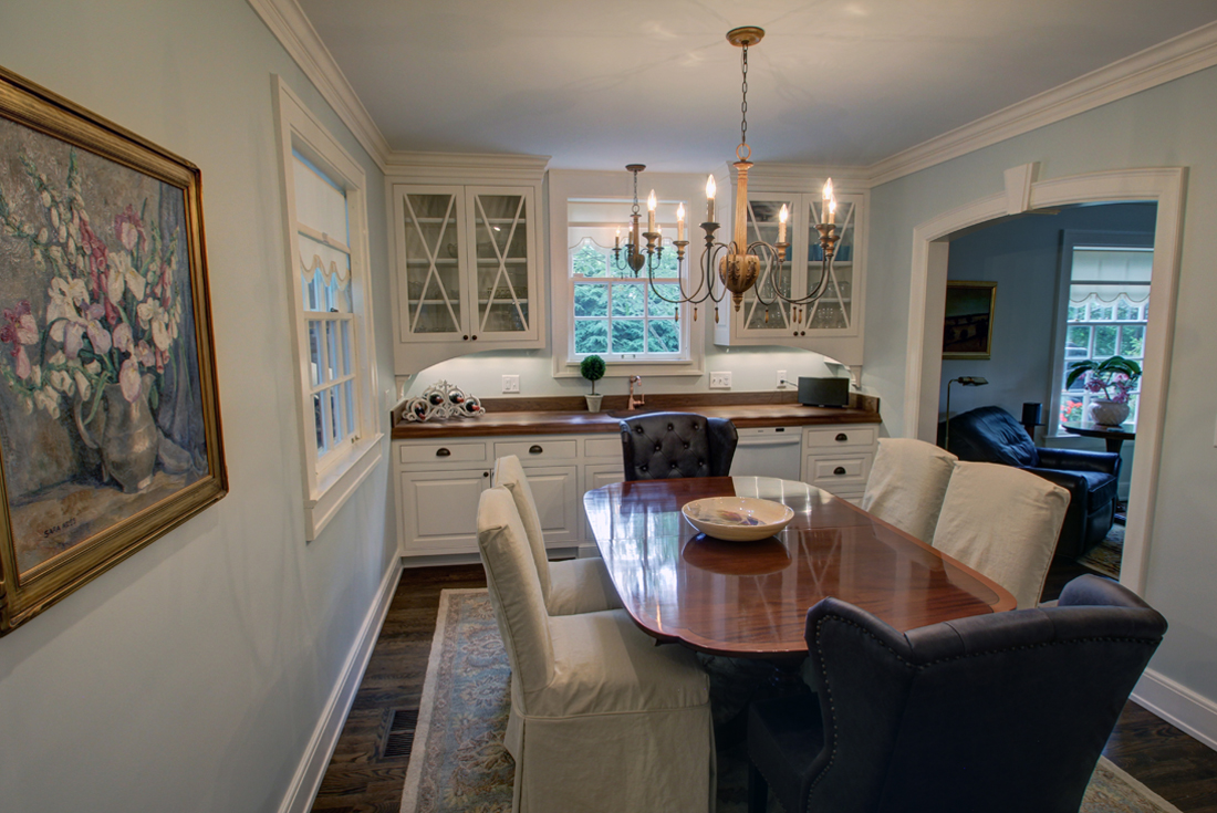 colonial revival dining room remodel