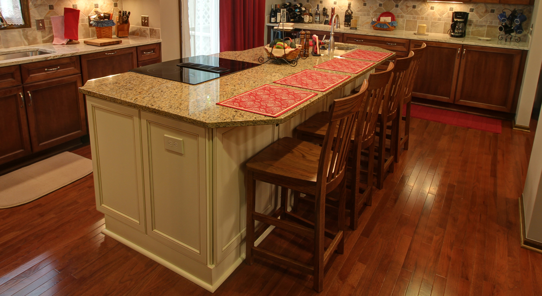 kitchen island light fixture height