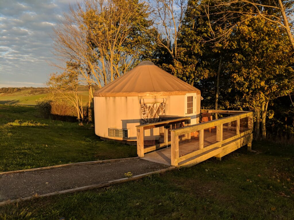 A Night in a yurt