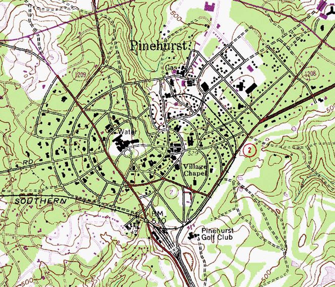 Pinehurst Topo Map 1100W 